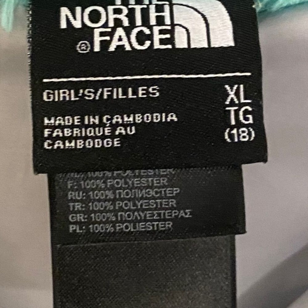 Girl’s The North Face Fuzzy Fleece Jacket Size XL (18) - Picture 7 of 7